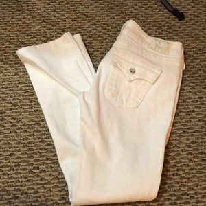 True Religion white jeans